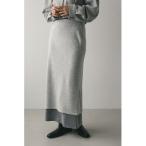 ショッピングスカート スカート レイヤードニットスカート