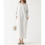 ワンピース パール付きスウェットワンピース