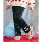 パンツ 「あったか素材」リボンニットコールきゅんパンツ_ジュニア対応 キッズ 子供服 女の子