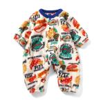 ベビー服 ロンパース 「リンク」フリースあったかカバーオール