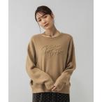 ショッピングセーター ニット セーター フワフワHugmeロゴプルオーバー/581166 レディース