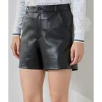 ショッピングショートパンツ パンツ ECOレザーショートパンツ レディース