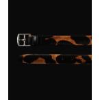 ベルト 「MAISON BOINET/メゾンボワネ」レオパードベルト メンズ