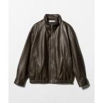 ショッピングブルゾン ブルゾン アウター セミベジタブル シープ レザー ブルゾン メンズ