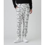 パンツ 「PEARLY GATES」フリース片面起毛パンツ 「ストリート花柄」 メンズ