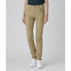 パンツ 「PEARLY GATES」ストレッチサテン表スエードピーチパンツ レディース