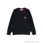 セーター ニット 「Jack Bunny!!」「ドラえもん」ダブルジャガードクルーネックニットプルオーバー メンズ