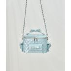 ショルダーバッグ バッグ キルティングリボンバニティ レディース