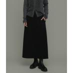 スカート 「UR TECH」蓄熱ジャージーIラインスカート