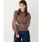 ショッピングcolors ニット セーター SHIPS Colors:「手洗い可能」ビジュー カラー ニット レディース