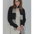 ストール マフラー mohair touch border muffler / モヘアタッチボーダーマフラー レディース