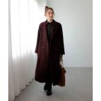 コート アウター シャルムビーバーロングコート レディース