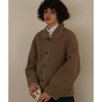 コート アウター ボアジャケット レディース