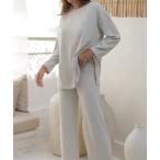 セットアップ スムースニットセットアップ レディース