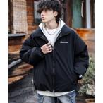 ブルゾン アウター STARTER BLACK LABEL スターターブラックレーベル タスランファイバー中綿ワンポイントロゴ刺繍スタンドジャケット