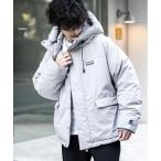 ショッピングブラックレーベル ダウンジャケット ダウン STARTER BLACK LABEL スターターブラックレーベル タスランファイバー中綿ワンポイントロゴ刺繍フードジャケッ