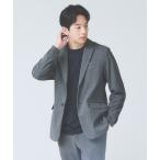 ジャケット テーラードジャケット 「セットアップ対応」ヘリンボーン ジャガード ニットジャケット メンズ レディース