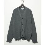  кардиган [AH ABAHOUSE]. плетеный повреждение вязаный кардиган мужской женский 