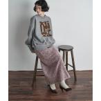 ショッピングスパンコール スカート スパンコールメランジナロースカート