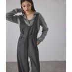 オールインワン コクーンロンパース レディース