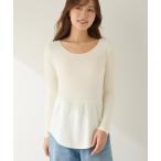 インナーシャツ 肌着 「まるで毛布！のような暖かさ・薄手」綿100%ラウンドヘム長袖 レディース