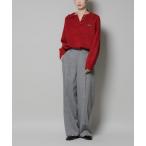 パンツ ツイードワンタックパンツ レディース