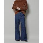 ショッピングnano ジーンズ デニム デニムパンツ ワイドデニムパンツ レディース