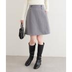 スカート 台形キュロットスカート
