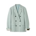 ジャケット テーラードジャケット 「セットアップ対応」ターンバックダブルブレストジャケット レディース