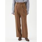 パンツ 「セットアップ対応」ワンタックストレートスーツパンツ レディース