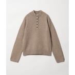 ショッピングウール ニット セーター 「Steven Alan」ウール シルク ヘンリーネック ニット レディース