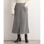 スカート クラシカルツイード Aラインスカート