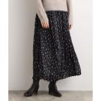 スカート 花柄アソートプリーツスカート