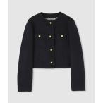 ジャケット ノーカラージャケット ブークレーノーカラージャケット レディース