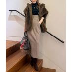 スカート シックツィードツイルサロペスカート