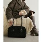 ショッピングハンドバッグ ハンドバッグ スエード調スクエアハンドバッグ