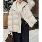 ダウンコート ダウンジャケット ショート丈キルティングダウンジャケット レディース