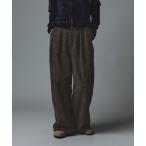 パンツ ソフトスウェード ルーズ タック パンツ / Soft Suede Loose-Fit Tuck Pants レディース