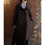 コート アウター 「Scrap Book」スタンドロングコート レディース