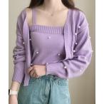 [Ada.] вязаный ансамбль FREE лаванда женский 