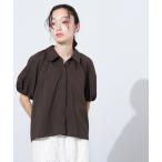 「N.（N. Natural Beauty Basic）」 半袖シャツ MEDIUM ダークブラウン レディース