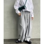 「mizuiroind」 カーゴパンツ F ライトグレー レディース