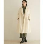 [SALON adam et rope'] Пальто Честерфилд FREE "теплый" белый женский 