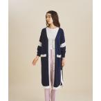 「GRACE CONTINENTAL」 ニットカーディガン 36 ネイビー レディース