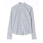ショッピングAbercrombie 「Hollister」 ストライプ柄長袖シャツ S ブルー メンズ