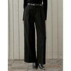 ショッピングリエディ スラックス パンツ 「MEISM by Re:EDIT」「2025AW COLLECTION」「低身長/高身長サイズ有」微起毛ツイルタックストレートパ