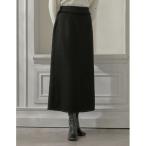 スカート 「MEISM by Re:EDIT」「2025AW COLLECTION」「低身長サイズ有」ツイードフリンジナロースカート