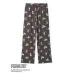 パジャマ 「PEANUTS」「HOMME」オリジナルアート 総柄ロングパンツ メンズ