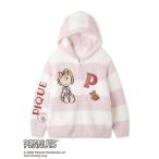 パジャマ ルームウェア 「PEANUTS」「UNISEX」オリジナルアート ジャガードパーカ レディース