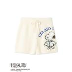 ショッピングパジャマ レディース パジャマ ルームウェア 「PEANUTS」オリジナルアート ジャガードショートパンツ レディース